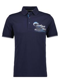 Ragman Herren Poloshirt, blau, casual, Gr. S, Baumwolle, Shirts
