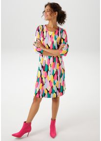 Aniston CASUAL Damen Jerseykleid, bunt, modisch, Gr. 36, bedruckt, gemustert, Milano Rib, Jersey, Obermaterial: 89% Viskose, 9% Polyester, 2%