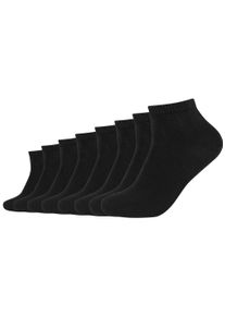 s.Oliver Damen Kurzsocken "essentials", Gr. 35, schwarz, Baumwolle, Elasthan, Polyester, unifarben, Socken, mit pflegeleichtem Materialmix