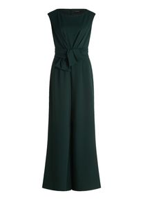 Vera Mont Damen Overall "Vera Mont Jumpsuit mit weitem Bein", grün, elegant, Gr. 40, Cru00eape, Obermaterial: 95% Polyester, 5% Elasthan. Futter: