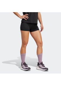 adidas terrex Damen Shorts "W MT 3in TIGHT", schwarz, sportlich, Gr. M, Obermaterial: 79% Polyester, 21% Elasthan, Hosen