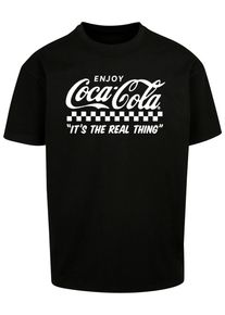 Merchcode Herren T-Shirt "Merchcode Coca Cola Enjoy Coke Oversize Tee", schwarz, casual, Gr. XL, bedruckt, 100% Baumwolle, Shirts