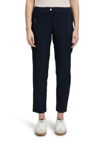 Betty Barclay Damen Stretch-Hose "Betty Barclay Stretch-Hose mit elastischem Bund", blau, modisch, Gr. 46, Obermaterial: 86% Polyester, 14%