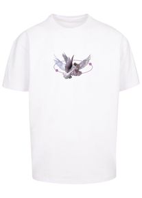 Herren Kurzarmshirt "Upscale by Mister Tee Herren Vive la Liberte Oversize Tee", weiß, casual, Gr. XL, UPSCALE BY MISTER TEE, unifarben, 100%