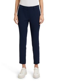 BETTY & CO BETTY & CO Damen Anzughose "Betty & Co Anzughose mit Taschen", blau, feminin, Gr. 36, Obermaterial: 59% Polyester, 37% Viskose, 4% Elasthan., Hosen,