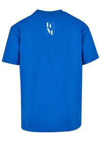 Merchcode Herren T-Shirt "Merchcode Herren Love Heavy Oversized Tee", blau, casual, Gr. XS, bedruckt, 100% Baumwolle, Shirts