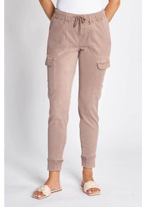 Zhrill Damen Cargohose "DAISEY", rosa, casual, Gr. S, Web, Obermaterial: 53% Lyocell, 43% Baumwolle, 4% Elasthan, Hosen, mit Strass-Steinen