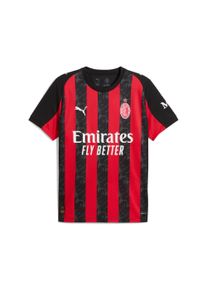 Puma Herren Trainingstop "ACM HOME JERSEY REPLICA", rot, sportlich, Gr. L, gemustert, Web, Obermaterial: 100% Polyester, Tops