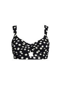 LANDS' END Bikinitop mit Twist-Detail, Damen,  Schwarz, Elasthan/Nylon-Mischung, by Lands' End