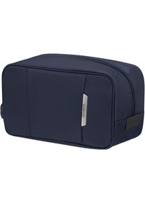 Samsonite Kulturbeutel "RESPARK Toilet Kit Toilet Pouch", blau, Polyester, Taschen, Kosmetiktasche Reisekosmetiktasche Beauty-Bag mit Tragegriff
