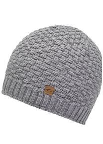 Chillouts Damen Beanie "Kasimir Hat", grau, casual,klassisch,sportlich, unifarben, Strick, Kunstfaser, Mützen, Mit Rippenbündchen, One Size
