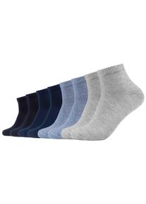 s.Oliver Damen Kurzsocken "essentials", Gr. 43, blau, Baumwolle, Elasthan, Polyester, Socken, mit pflegeleichtem Materialmix