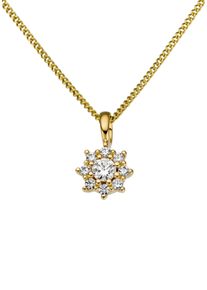 Firetti Damen Ketten-Anhänger "Schmuck Geschenk Gold 333 Halsschmuck Anhänger für Halskette Stern", Gelbgold 333, 0,55 g, gold, Gelbgold 333,