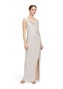 Vera Mont Damen Abendkleid "Vera Mont Abendkleid im Glitzer-Look", silber, elegant, Gr. 38, Jersey, Obermaterial: 100% Polyester. Futter: 100%