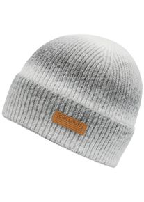 Chillouts Damen Beanie "Sally Hat", grau, casual,sportlich,feminin, meliert, Feinstrick, Rippstrick, Strick, Materialmix, Mützen, In melierter Optik