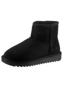 Damen Winterboots, Dockers by Gerli, Gr. 36, schwarz, Textil, unifarben, klassisch, Schuhe, zum Schlupfen