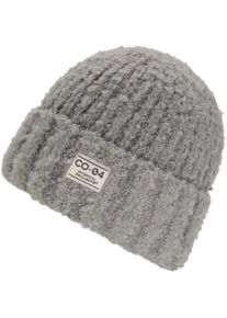 Chillouts Damen Strickmütze "Betsy Hat", grau, modisch,feminin, unifarben, Grobstrick, Materialmix, Mützen, mit extra flauschiges Garn