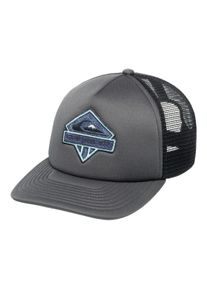 Quiksilver Kinder Trucker Cap "Slab Scratch", grau, Kunstfaser, Caps