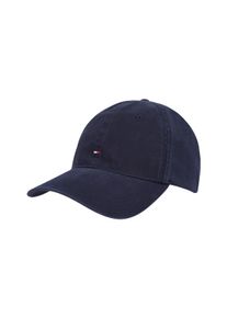 Tommy Hilfiger Damen Baseball Cap "ESSENTIAL FLAG SOFT CAP", blau, casual, unifarben, Baumwolle, Caps, Logostickerei, flexibel größenverstellbar