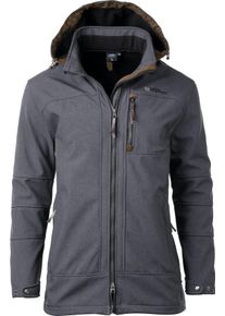 DEPROC Active Herren Softshelljacke "BARKLEY PEAK MEN", grau, sportlich, Gr. 48, 100% Polyester, Jacken, auch in Großen Größen erhältlich
