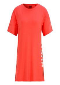 HUGO UNDERWEAR Damen Nachthemd "UNITE_NIGHTY", Gr. S, rot, Jersey, Obermaterial: 93% Viskose, 7% Elasthan, unifarben, feminin, Kleider, mit