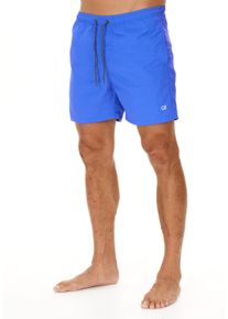 CRUZ Herren Shorts "Eyemouth", blau, casual, Gr. M, unifarben, 100% Nylon, Hosen, mit praktischem Kordelzug