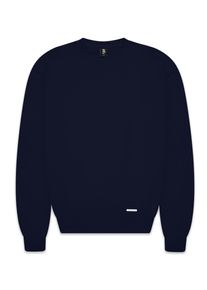 DROPSIZE Herren Rundhalspullover "Dropsize Herren Super Heavy Blank Sweater", schwarz, casual, Gr. L, unifarben, 80% Baumwolle, 20% Polyester,