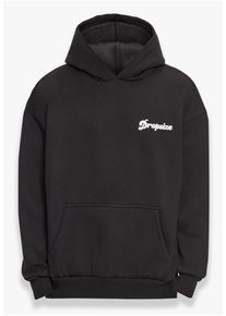 DROPSIZE Herren Kapuzensweatshirt "Dropsize Herren Dropsize Heavy Oversize Pray Love Hustle Hoodie", schwarz, Gr. S, bedruckt, 70% Baumwolle, 30%