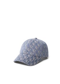 Damen Baseball Cap "LOGO JACQUARD CAP"blau indigo, atmosphere aop, modisch, Calvin Klein Jeans, Stoff, Kunstfaser, Caps, mit Logo-Jacquardmuster