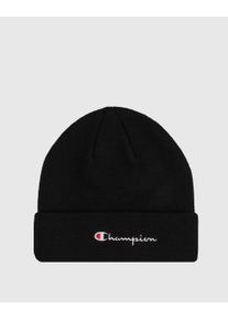 Champion Kinder Strickmütze, schwarz, Obermaterial: 100% Polyacryl, Mützen, für Kinder