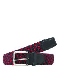 Jack & Jones JACK & JONES Damen Stretchgürtel "JACSPRING WOVEN BELT NOOS", blau, modisch, Gr. 95, unifarben, Materialmix, Gürtel