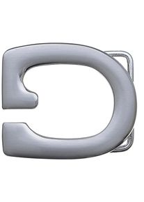 Damen Gürtelschnalle, silber, klassisch,modisch, RETTUNGSRING BY SHOWROOM 019, unifarben, Obermaterial: 100% Metall, Gürtel, Wechselschnalle »Offen