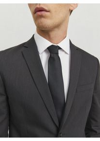 Jack & Jones JACK & JONES Herren Krawatte "JACSOLID TIE NOOS", schwarz, elegant, unifarben, Web, Kunstfaser, Krawatten