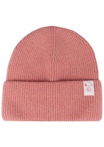 Damen Beanie, rosa, modisch, Capelli New York, unifarben, Obermaterial: 100% Polyacryl, Mützen, mit ikonischem Logo-Patch