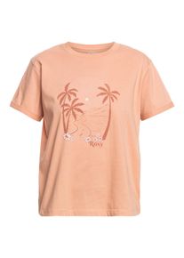 Roxy Damen Shirttop "Summer Fun", braun, Gr. M, 100% Baumwolle, Tops