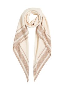 Tommy Hilfiger Damen Halstuch "ELEVATED CHIC TEXTURE SQUARE", weiß, casual, bedruckt, gemustert, kontrastfarbene Details, mehrfarbig, Web,