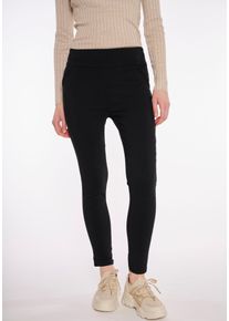 Haily's HAILY’S Damen Schlupfhose "LG V LG Sina", schwarz, feminin, Gr. L, unifarben, Web, Obermaterial: 77% Viskose, 20% Nylon, 3% Elasthan, Hosen