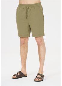 CRUZ Herren Shorts "Rusvil", grün, sportlich, Gr. L, unifarben, 60% Baumwolle, 40% Polyester, Hosen, mit verstellbarem Bund