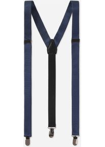 MONTI Damen Hosenträger "ERNESTO", blau, Kunstfaser, Hosenträger, mit festlicher Tupfen-Optik