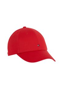 Tommy Hilfiger Damen Baseball Cap "CLASSIC BB CAP", rot, casual,klassisch,modisch,sportlich, Twill, Baumwolle, Caps, Verstellbarer Riemen mit