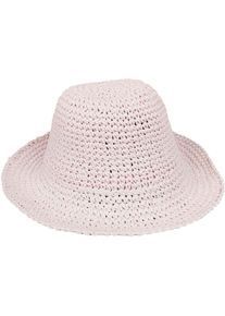 Damen Strohhut, weiß, klassisch,modisch,feminin,casual, Capelli New York, unifarben, Obermaterial: 100% Papier, Hüte, mit handgefertigter Struktur