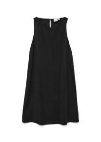 Véro Moda VERO MODA Damen Maxikleid "VMFLEUR SL SHORT TENCEL DRESS GA", schwarz, modisch, Gr. XS, unifarben, Web, Obermaterial: 100% Lyocell, Kleider