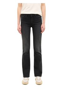 Mustang Damen Bootcut-Jeans "Damen Style Shelby Slim Boot"803 schwarz, Gr. 26, Denim/Jeans, 91% Baumwolle, 7% Polyester, 2% Elasthan, Jeans
