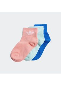 Kinder Sportsocken "KIDS ANKLE SOCK", adidas originals, Gr. S, bunt, Obermaterial: 55% Baumwolle, 41% Polyester, 3% Elasthan, 1% sonstige Fasern,