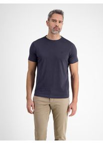Lerros Herren T-Shirt "Lerros Klassisches Rundhals T-Shirt", blau, Gr. XXXL, 100% Baumwolle, Shirts