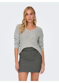 Jacqueline de Yong JDY Damen Strickpullover "JDYNEW MEGAN L/S PULLOVER KNT NOOS", weiß, modisch, Gr. L, unifarben, Strick, Obermaterial: 88% Polyacryl, 12% Polyester,