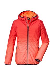 Killtec Kinder Outdoorjacke "KOS 331 GRLS JCKT", orange, sportlich, Gr. 176, Oberstoff: 100% Polyester, Futter: 100% Polyester, Jacken, Winddichte,