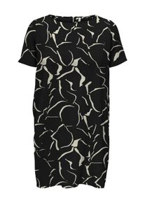 Only CARMAKOMA Damen Sommerkleid "CARLUX SS TUNIC DRESS WVN NOOS", schwarz, modisch, Gr. 48, gemustert, Web, Obermaterial: 97% Polyester, 3%