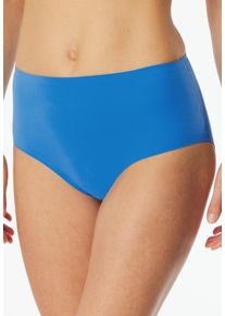 Schiesser Damen Maxislip ""Invisible Soft"", Gr. 42, blau, Microfaser, Obermaterial: 70% Polyamid, 30% Elasthan, unifarben, Unterhosen, mit hohem Bund