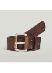 G-Star Raw G-STAR Damen Ledergürtel "Dast belt", braun, casual, Gr. 110, Leder, Gürtel, mit Nieten verstärkt